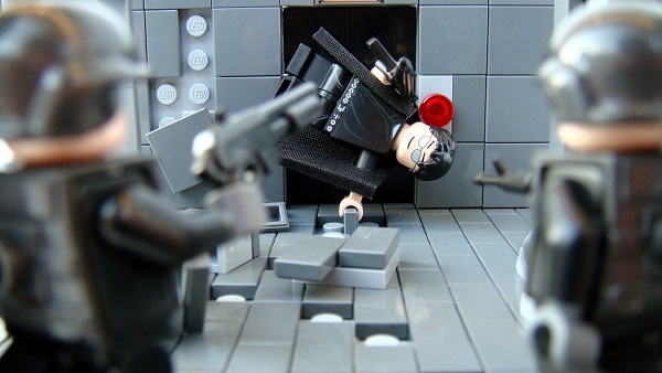 Lego Matrix Lobby Fight Scene