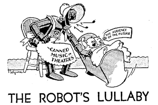 The robot playing nurse to the audience of the future (September 15, 1930 Capital Times)