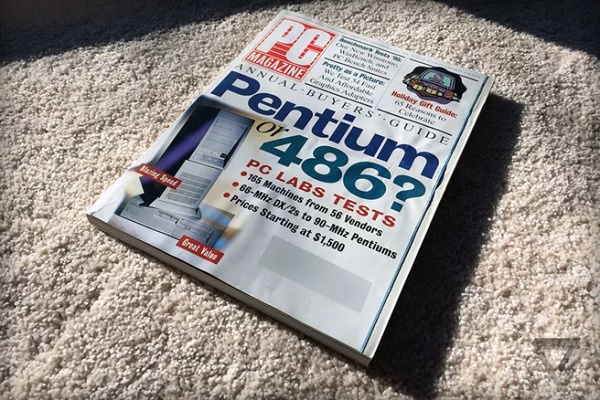 A 20 year old cover of PC Magazine