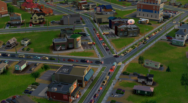 SimCity traffic